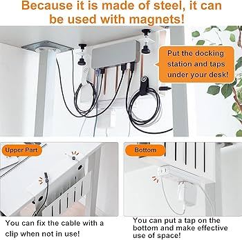 Amazon.co.jp: テーブルサイドポケット デスク 収納 pcスタンド